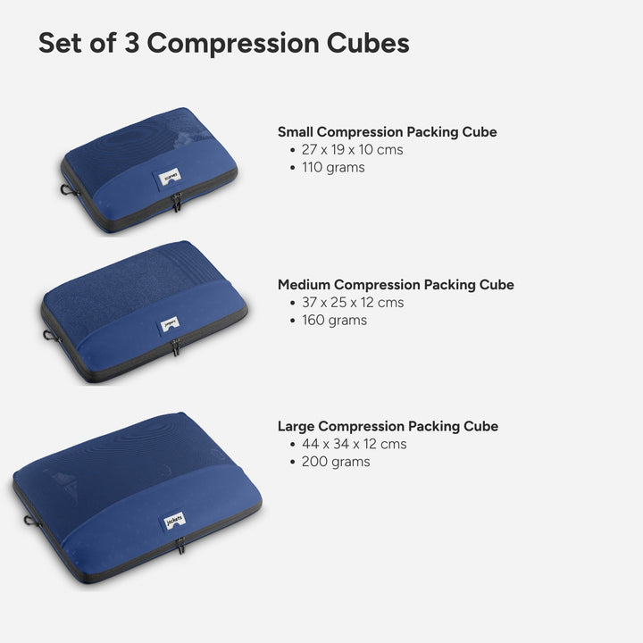 Compression Packing Cubes - 3 Pc Starter Set