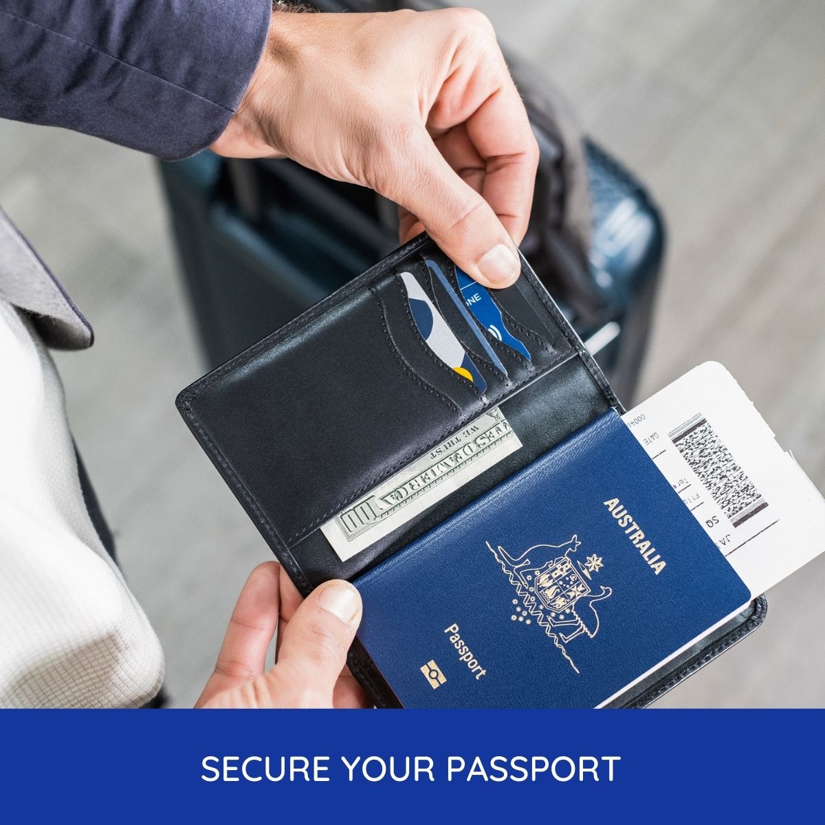 Passport wallets clearance australia