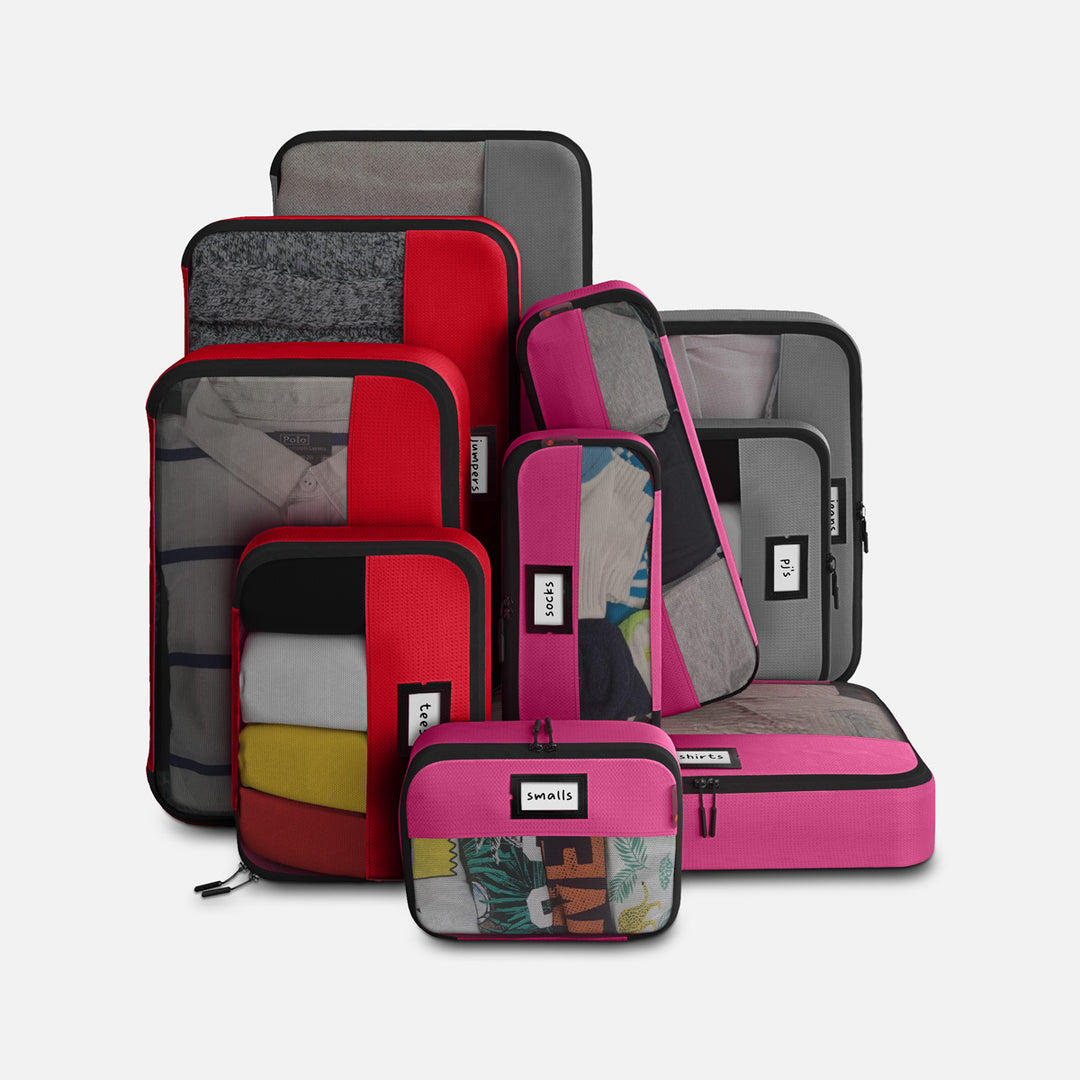Compression Packing Cubes Travel Suitcase Luggage Organizer - Temu